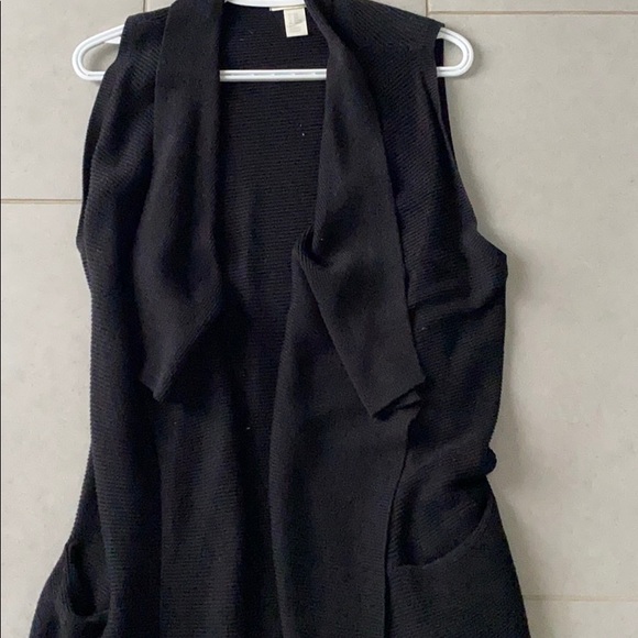 Knit long vest - Picture 3 of 3